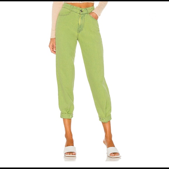 Tach Clothing Lubina Jean in Green 28